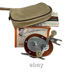 Ted Williams Sears Fishing Direct Drive Reel No. 535.311520 Has Case Vintage