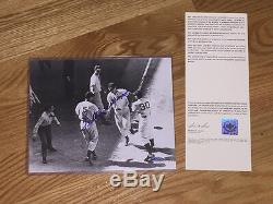 Ted Williams Sigend Autographed 8x10 All-Star Game Photo UDA