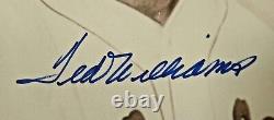 Ted Williams Signed 11x14 Sepia Photo with Full JSA Letter