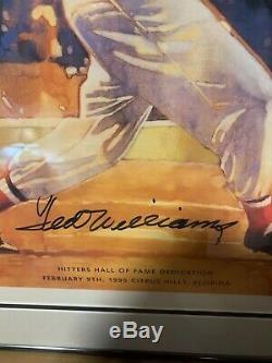 Ted Williams Signed 16 x 20 Litho Limited Edition 26/200