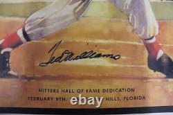 Ted Williams Signed 16x20 Photo Autograph Boston Red Sox Green Diamond D5180