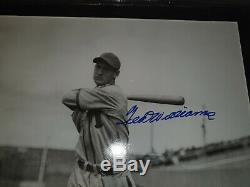 Ted Williams Signed 16x20 Photo Framed Hang Ready Green Diamond Sports PSA/DNA