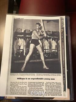 Ted Williams Signed 1946 Look Magazine, framed, PSA