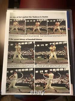 Ted Williams Signed 1946 Look Magazine, framed, PSA