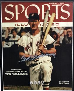 Ted Williams Signed 1955 Sports Illustrated Cover Autograph Auto Red Sox