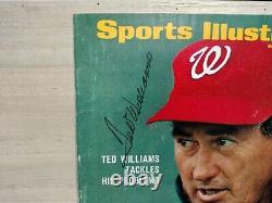 Ted Williams Signed 1968 March 17 Sports Illustrated Cover Page