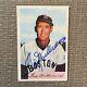 Ted Williams Signed 1989 Bowman Sweepstakes Card