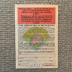 Ted Williams Signed 1989 Bowman Sweepstakes Card