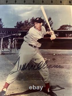 Ted Williams Signed 2 8x10 Photo & 1 4x6