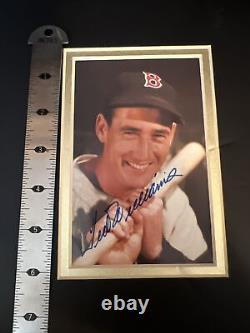 Ted Williams Signed 2 8x10 Photo & 1 4x6