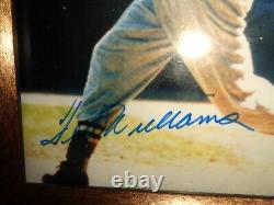 Ted Williams Signed 5x7 Photo With Frame