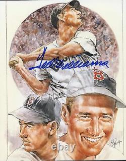 Ted Williams Signed 8 x 10 Photo with COA