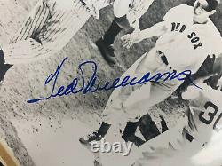 Ted Williams Signed 8x10 Photo JSA Auto Custom Framed Red Sox Missing Letter
