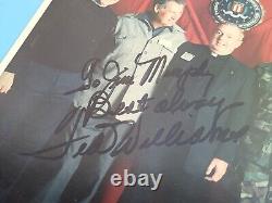 Ted Williams Signed 8x10 Photo With FBI / Military, Sharpie Autograph Dark Photo