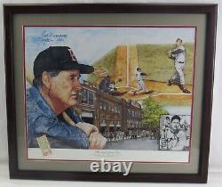Ted Williams Signed Auto Autograph Framed Photo JSA BB84926