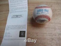 Ted Williams Signed Auto Autograph Oalb Baseball Upper Deck Coa Red Sox Bb1994