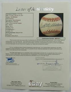 Ted Williams Signed Auto Autograph Rawlings Baseball JSA BB78373