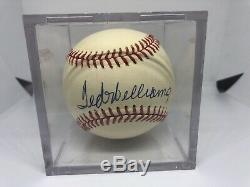Ted Williams Signed Auto Autograph Rawlings Baseball MLB HOF AMAZING CONDITION