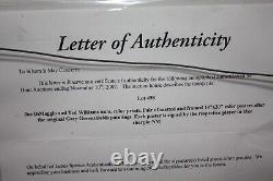 Ted Williams Signed Auto Autographed 14x20 Color Poster Picture JSA Letter