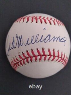 Ted Williams Signed Autograph Auto Baseball American League Bobby Brown