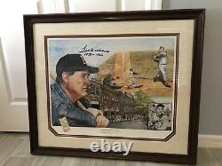 Ted Williams Signed Autographed 33x29 End of An Era Lithograph LE /521 JSA LOA