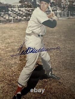 Ted Williams Signed Autographed 8x10 Photo Picture Boston Red Sox Legend