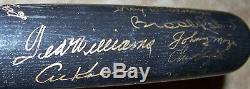 Ted Williams Signed Autographed Baseball Bat JSA LOA BLACK BAT GOLD SIGNATURE