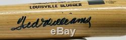 Ted Williams Signed Autographed Baseball Bat With Custom Case Psa/dna Ah64381