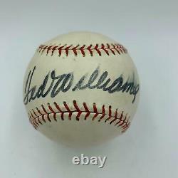 Ted Williams Signed Autographed Baseball With JSA COA