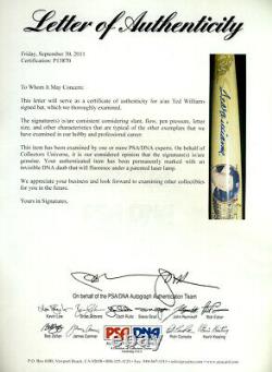 Ted Williams Signed Autographed Cooperstown Baseball Bat PSA/DNA