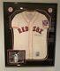 Ted Williams Signed Autographed Framed Mitchell & Ness Boston Red Sox Jersey