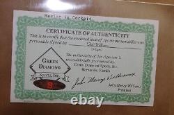 Ted Williams Signed Autographed In Cockpit Beauty Framed Photo Green Diamond Coa