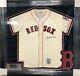 Ted Williams Signed Autographed Jersey Framed Boston Red Sox Hof Jsa Bb47598