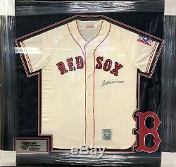 Ted Williams Signed Autographed Jersey Framed Boston Red Sox Hof Jsa Bb47598