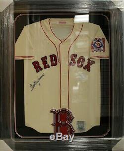 Ted Williams Signed Autographed Jersey Framed Boston Red Sox Jsa Y39239