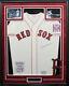 Ted Williams Signed Autographed Jersey Framed Boston Red Sox Psa/dna T11990