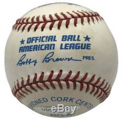Ted Williams Signed Autographed OAL Baseball. 406 1941 Upper Deck UDA