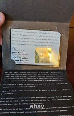Ted Williams Signed Autographed OML Baseball HOF UDA Cert Bag Box 100% Complete