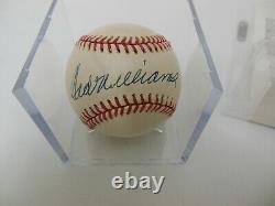 Ted Williams Signed Autographed Oal Baseball Jsa Loa