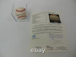 Ted Williams Signed Autographed Oal Baseball Jsa Loa