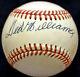 Ted Williams Signed Autographed Oal Baseball Red Sox 500 Hr Club Hof Jsa Loa Coa