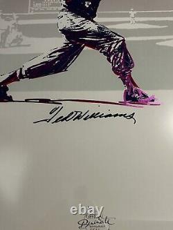 Ted Williams Signed Autographed Print Framed HC 12/12 Beninati COA