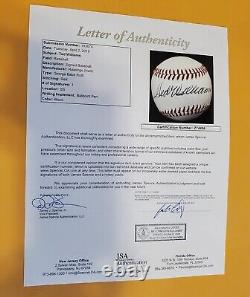 Ted Williams - Signed Babe Ruth Hall Of Fame Baseball - Jsa Authenticated
