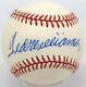 Ted Williams Signed Baseball 9 (oal Brown) 614540 Jsa Loa (full)