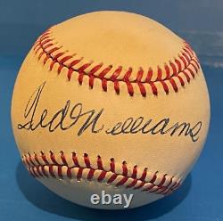 Ted Williams Signed Baseball Autograph PSA Authenticated withLOA