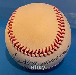 Ted Williams Signed Baseball Autograph PSA Authenticated withLOA