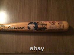 Ted Williams Signed Bat Famous Players Series Cooperstown Bat Co with COA