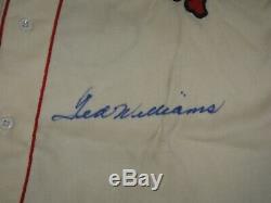 Ted Williams Signed Beckett (bas) Certified Red Sox Stat Jersey 99/344 Autograph