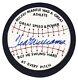 Ted Williams Signed Custom Display Coaster Honoring Mantle Jsa