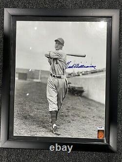 Ted Williams Signed Framed Photograph Autographed 16x20 PSA/DNA LOA HOF